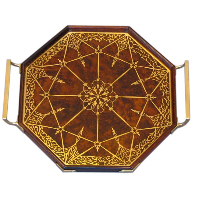 Secessionist period tray by Erhard and Sohne