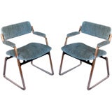 Pair of Modernist Armchairs Designed by William Plunkett