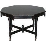 English Aesthetic Period Center Table Antique English Aesthetic Period Center Table