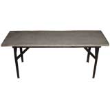 Rustic Marble Top Coffee Table