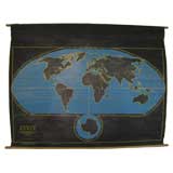 Cartocraft Slated World Wall Map