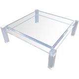 Unique Modern Glass Top Coffee Table