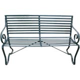 French Iron Garden Bench