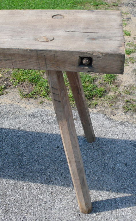 Extra Long Rustic Farm Console Table 3
