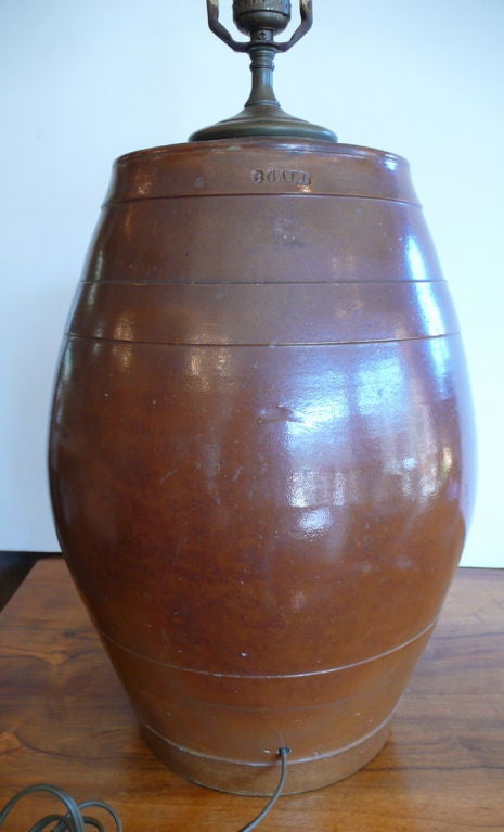 19th Century Antique Water Cooler Lamp For Sale