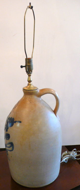 American Crock Jug Lamp For Sale