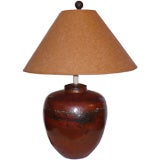 Hammered Copper  Lamp