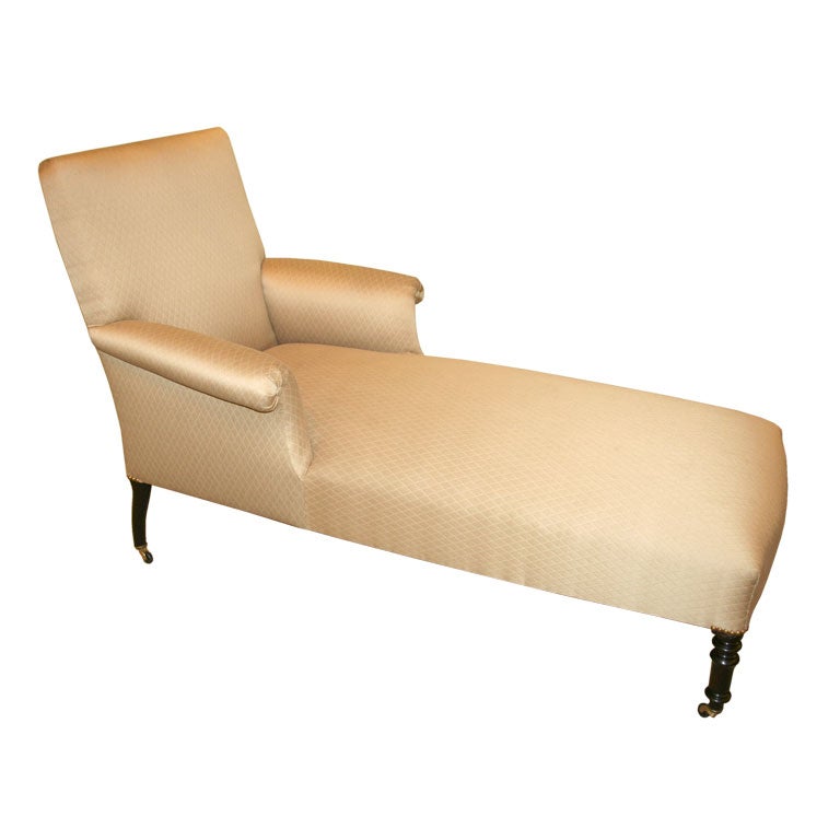 High Back Upholstered  Chaise  Lounge