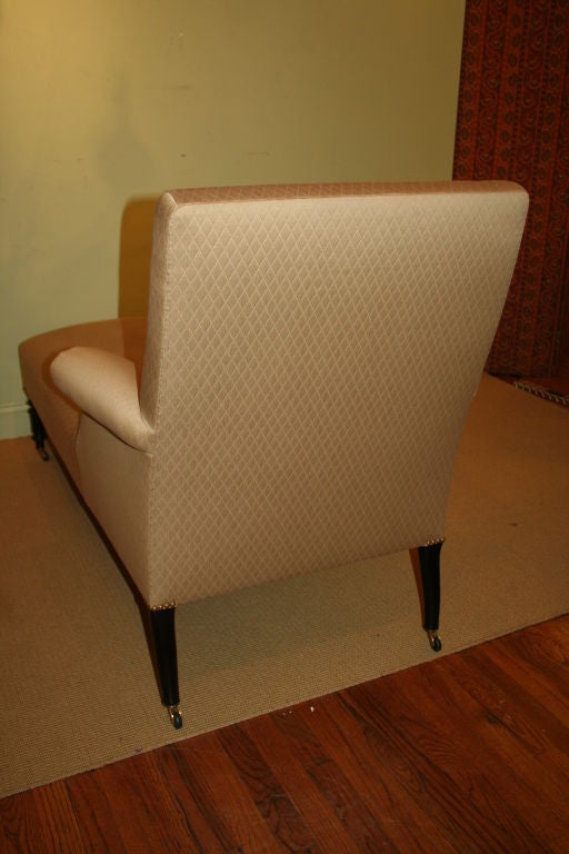 High Back Upholstered  Chaise  Lounge 1