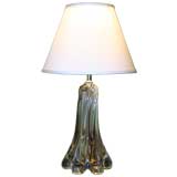 Vannes 1950's Glass Lamp