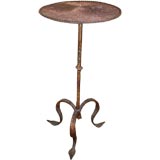 Gilt Iron Martini Table