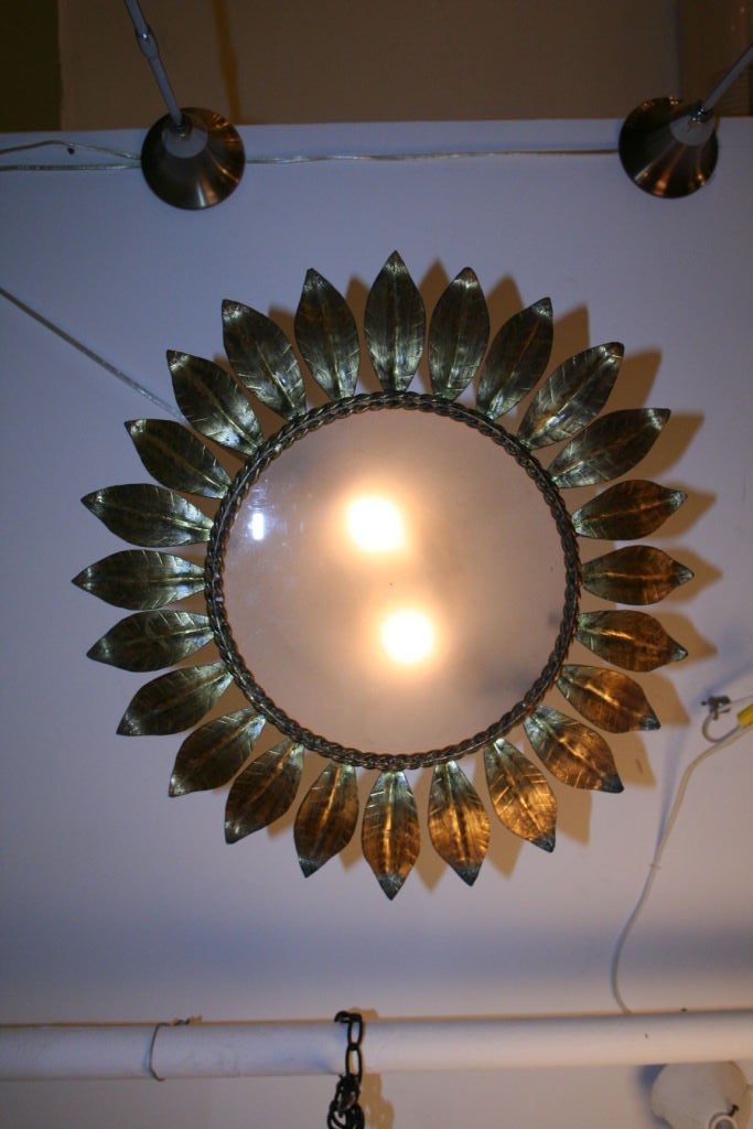 Sunburst Ceiling Fixture