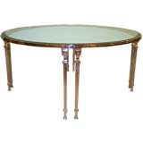 Elegant Nickel Plated Coffee Table