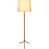 French Gilt Bronze Bagues  Floorlamp