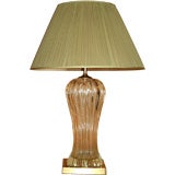 Stunning Clear Baccarat Lamp