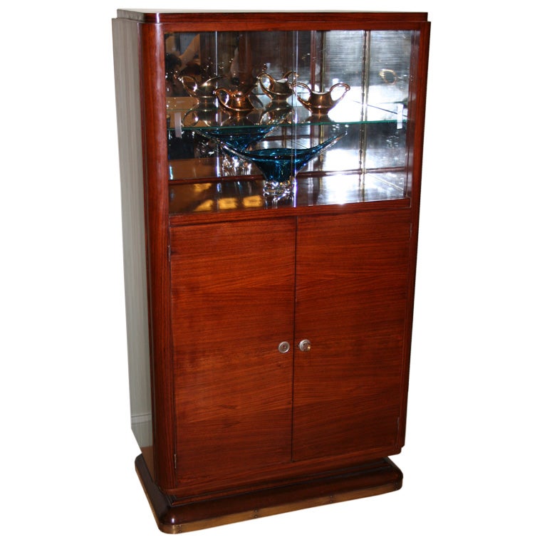 Elegant 1940's Mahogany Bar