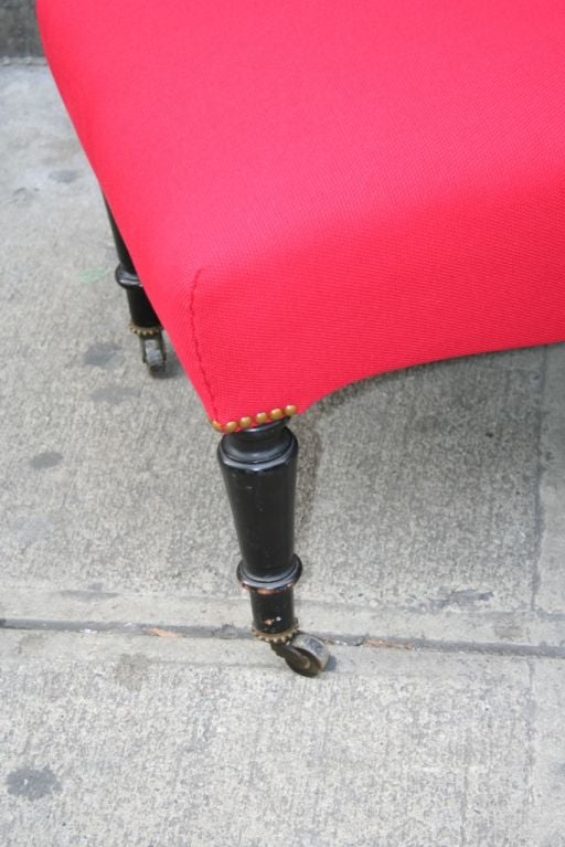 Jungle Red Slipper Chair