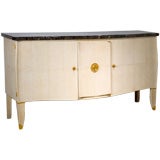Exceptional Shagreen Cabinet by Leleu