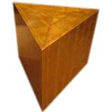 An estate  triangular  Cocktail table.