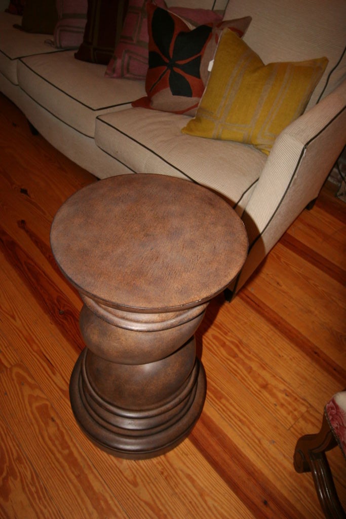 Cast Resin Barley Twist pedestal