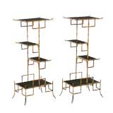 Chinese inspired Decaler etagere