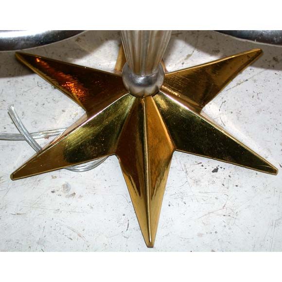 Pair of Star Back Wall Light Appliques