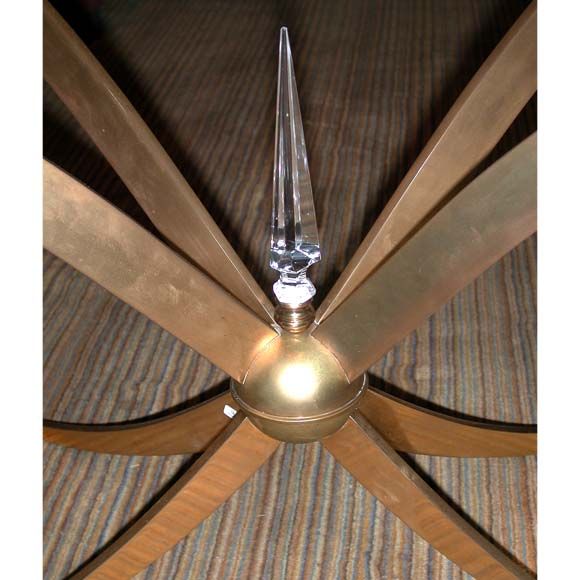 Oval Glass Coffee Table