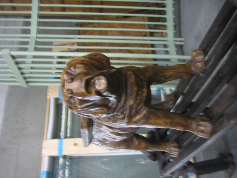 A side table in the style of a hunting dog.