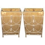 Pair of French  Cache pot.