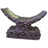 Asian style Curved bench.