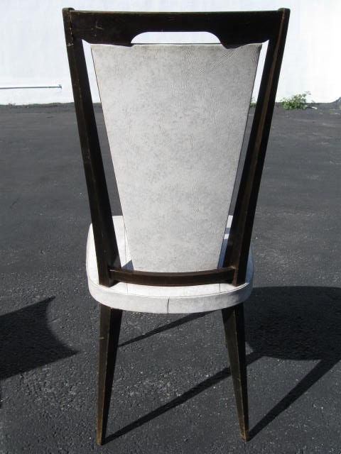 Mid-20th Century Set of 6 vintage French Dining Chairs For Sale