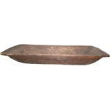 Early American Carved wood over sized Bowl