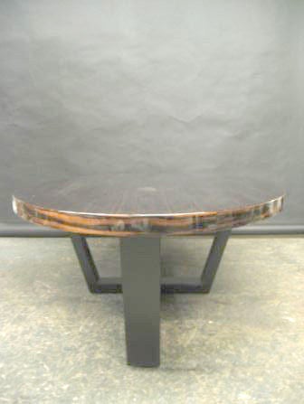 American Macassar Ebony Coffee Table For Sale