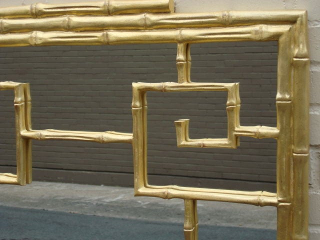 American Chinese Gold Bamboo Mirror