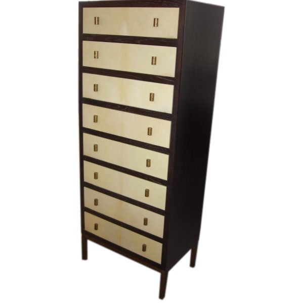 Patricia Vellum and Wood Lingerie Chest