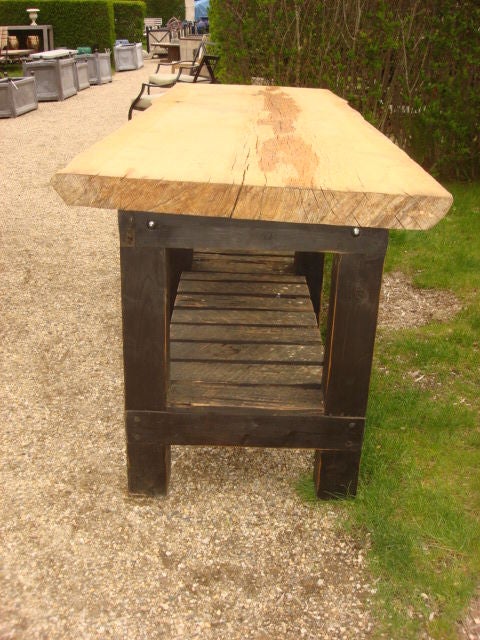 Oak & Cypress Kitchen Work Table