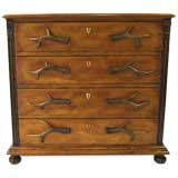 Pine Dresser with Authentic Antler Handles