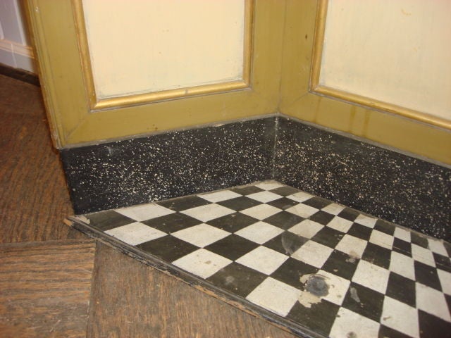 Painted Trompe L'oiel Fireplace Box