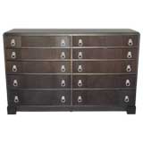 Belvedere 10 Drawer Dress with Reeded Wood Front