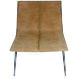 Cowhide "Los Angeles" Contemporary Sitting Chair