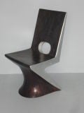 Zen Metallic Finish Resin Chair