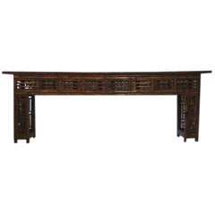 Chinese Bamboo Altar Table