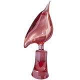 Cenedese Pink Glass Bird