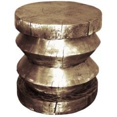 Cast Bronze Stool or Table Designed by Craig Van Den Brulle