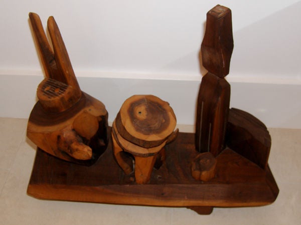 Leo Russell Cubist Sculpture C. 1940's For Sale 1