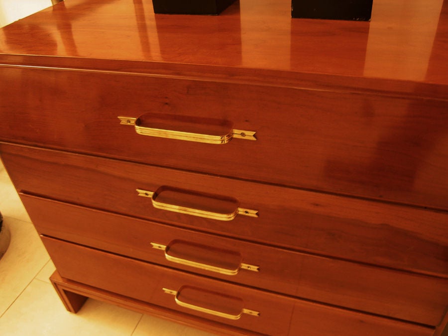 American Tommi Parzinger for Charak Modern Cherry Chest For Sale