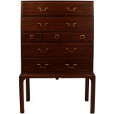 Tommi Parzinger for Charak Modern Mahogany Chest