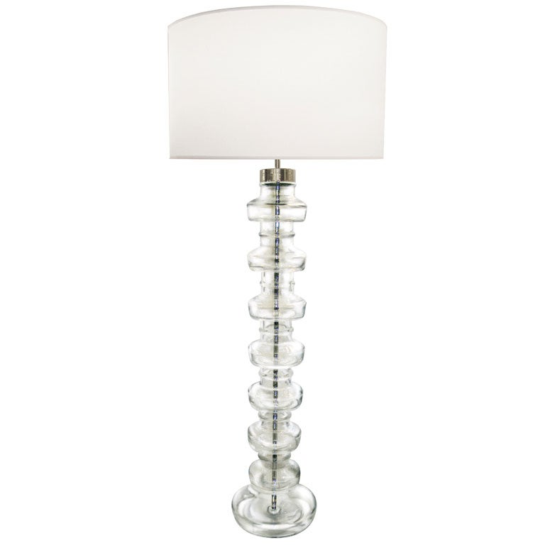 Carl Erlund For Orrefors Glass Floor Lamp At 1stdibs Carl Erlund For Orrefors Glass Floor Lamp