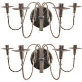 Pair of Tommi Parzinger Candelabra Sconces