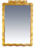 Italian Gold Leaf Ribbon Mirror